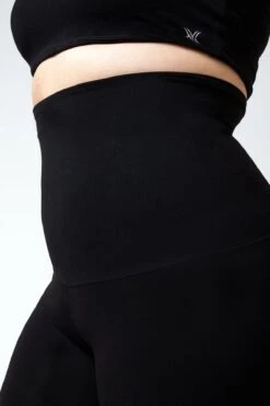 Extra Strong Compression Micron Shorts With High Waisted Tummy Control Black -Outdoor Sports k62af8f96c2eb186a3a953bb1d513e4cd