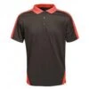 Regatta Contrast Coolweave Pique Polo Shirt (Black/Classic Red) -Outdoor Sports k64f15c11502e6ed4294d0f1fd56c4a51