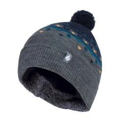 Mens Thin Knit Fleece Lined Pom Pom Hat | Patterned | For Winter 10 Mens Thin Knit Fleece Lined Pom Pom Hat | Patterned | For Winter -Outdoor Sports k67cd89fbb52d03bcb97a2883da2f29bf