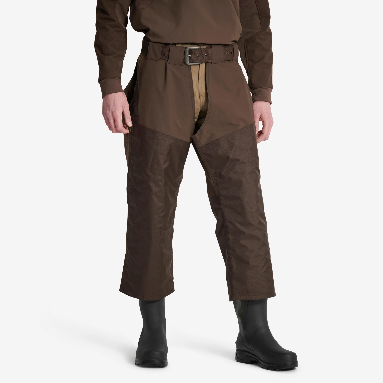 HUNTING OVER TROUSERS SUPERTRACK 500 BROWN 3 HUNTING OVER TROUSERS SUPERTRACK 500 BROWN