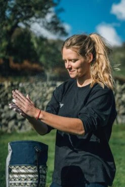 Boulder Bag Made With Recycled Climbing Rope And Upcycled Fabric. Rainbow -Outdoor Sports k6a57ca888a349afcb47232c95453f7d5