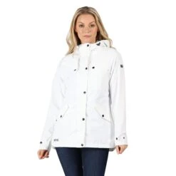 Regatta Womens/Ladies Bertille Waterproof Jacket (White) -Outdoor Sports k6c0f91c5152873ab4d37f10e4cfb1784