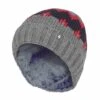 Boys Thick Ribbed Woven Knitted Soft Pom Pom Bobble Beanie Hat