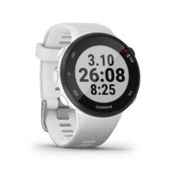 Garmin RUNNING HEART RATE MONITOR GPS WATCH FORERUNNER 45S - WHITE -Outdoor Sports k7258775af01d989245d523fc760c4f25