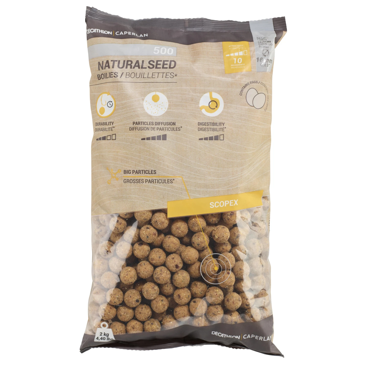 Carp Fishing Boilies NATURALSEED 16mm 2kg - Mussel 14 Carp Fishing Boilies NATURALSEED 16mm 2kg - Mussel - Image 12