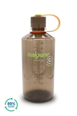Nalgene 1L Narrow Mouth Sustain Water Bottle - Made From 50% Plastic Waste -Outdoor Sports k73ad9a498fd0a28df5bb97f15c6957e4
