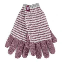 Ladies Striped Fleece Lined Knitted Warm Winter Thermal Gloves 16 Ladies Striped Fleece Lined Knitted Warm Winter Thermal Gloves -Outdoor Sports k73fa86bba83fef259439aa841648e25e