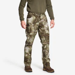 Country Sport Trousers Warm Silent Camouflage Treemetic 100