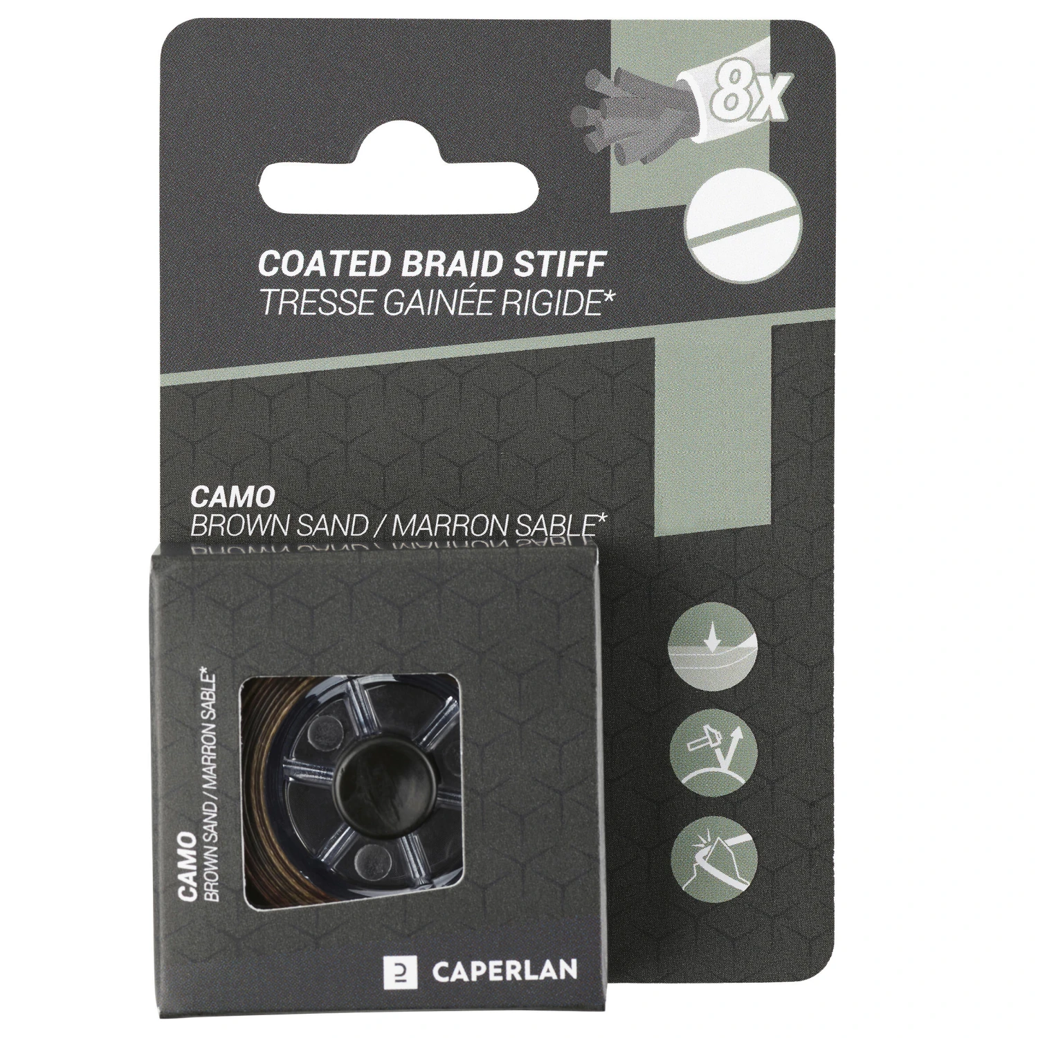 20M RIGID BRAIDED CARP FISHING LEADER WITH SHEATH 6 20M RIGID BRAIDED CARP FISHING LEADER WITH SHEATH - Image 4