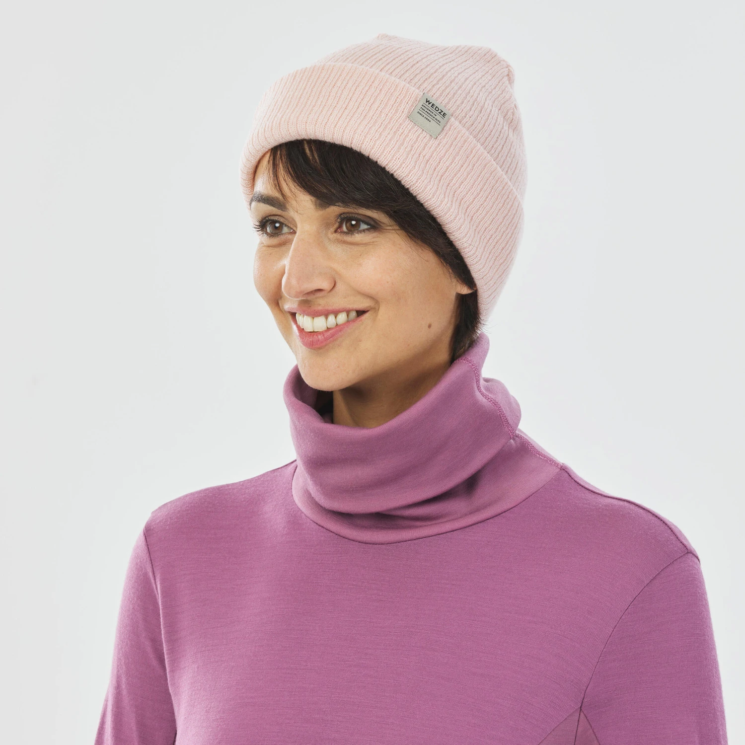 WEDZE Women's Ski Base Layer - BL 900 Wool High Neck 11 WEDZE Women's Ski Base Layer - BL 900 Wool High Neck - Image 9