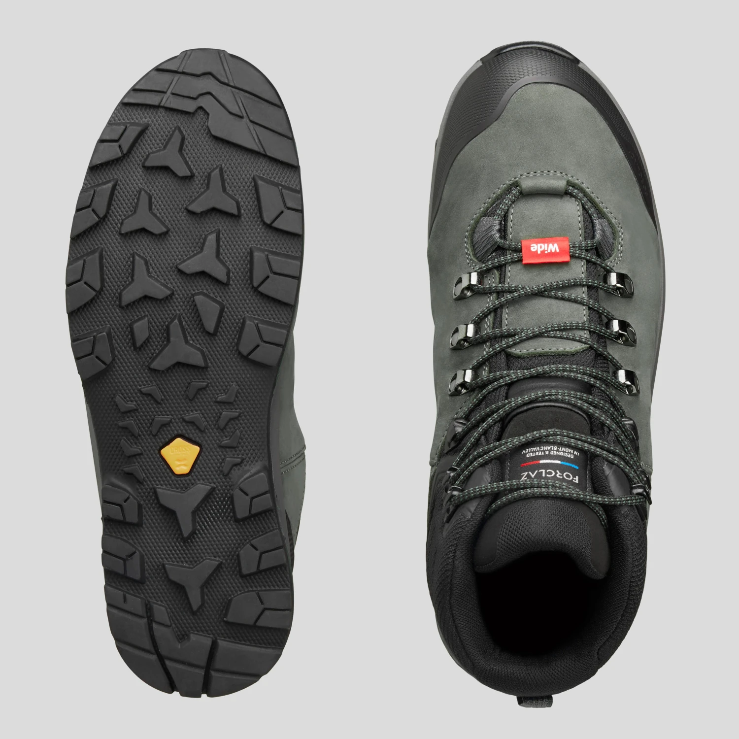 MEN'S WATERPROOF LEATHER HIGH TREKKING BOOTS 6 MEN'S WATERPROOF LEATHER HIGH TREKKING BOOTS - Image 4