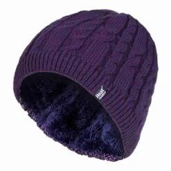 Womens Ribbed Cable Knit Fleece Lined Thermal Knitted Beanie Hat 14 Womens Ribbed Cable Knit Fleece Lined Thermal Knitted Beanie Hat -Outdoor Sports k7f3f78ad5ac2a39f2cb627f3d9aaa4df