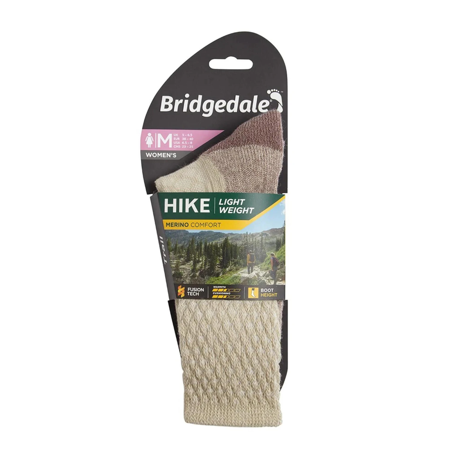 Bridgedale HIKE Lightweight Merino Comfort Boot Women's 3 Bridgedale HIKE Lightweight Merino Comfort Boot Women's