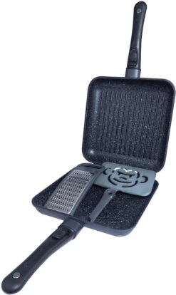 RidgeMonkey Connect Pan & Griddle XXL Granite Edition (RM781) -Outdoor Sports k8ab763671cb8738260db4e14bea35588