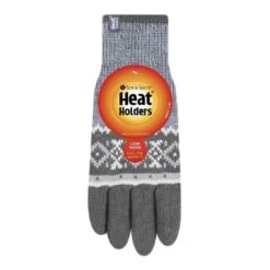 Mens Nordic Fairisle Knitted Fleece Lined Winter Thermal Gloves -Outdoor Sports k956f8f427cd49dfc485a33f7885e7792
