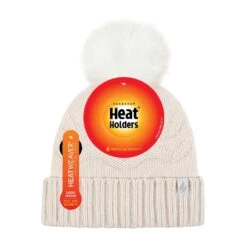 Ladies Winter Zigzag Patterned Fur Cuff Bobble Thermal Hat -Outdoor Sports k96894cabe81147a508c383bf6c9801a2