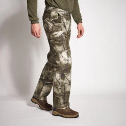 WARM WATERPROOF HUNTING TROUSERS TREEMETIC 100. -Outdoor Sports k9805918de031181b28e65b576c396c81
