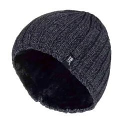 Mens 3.4 TOG Fleece Lined Ribbed Knitted Thermal Winter Hat 14 Mens 3.4 TOG Fleece Lined Ribbed Knitted Thermal Winter Hat -Outdoor Sports k9a21f67889c01e860ee2184f460e611b