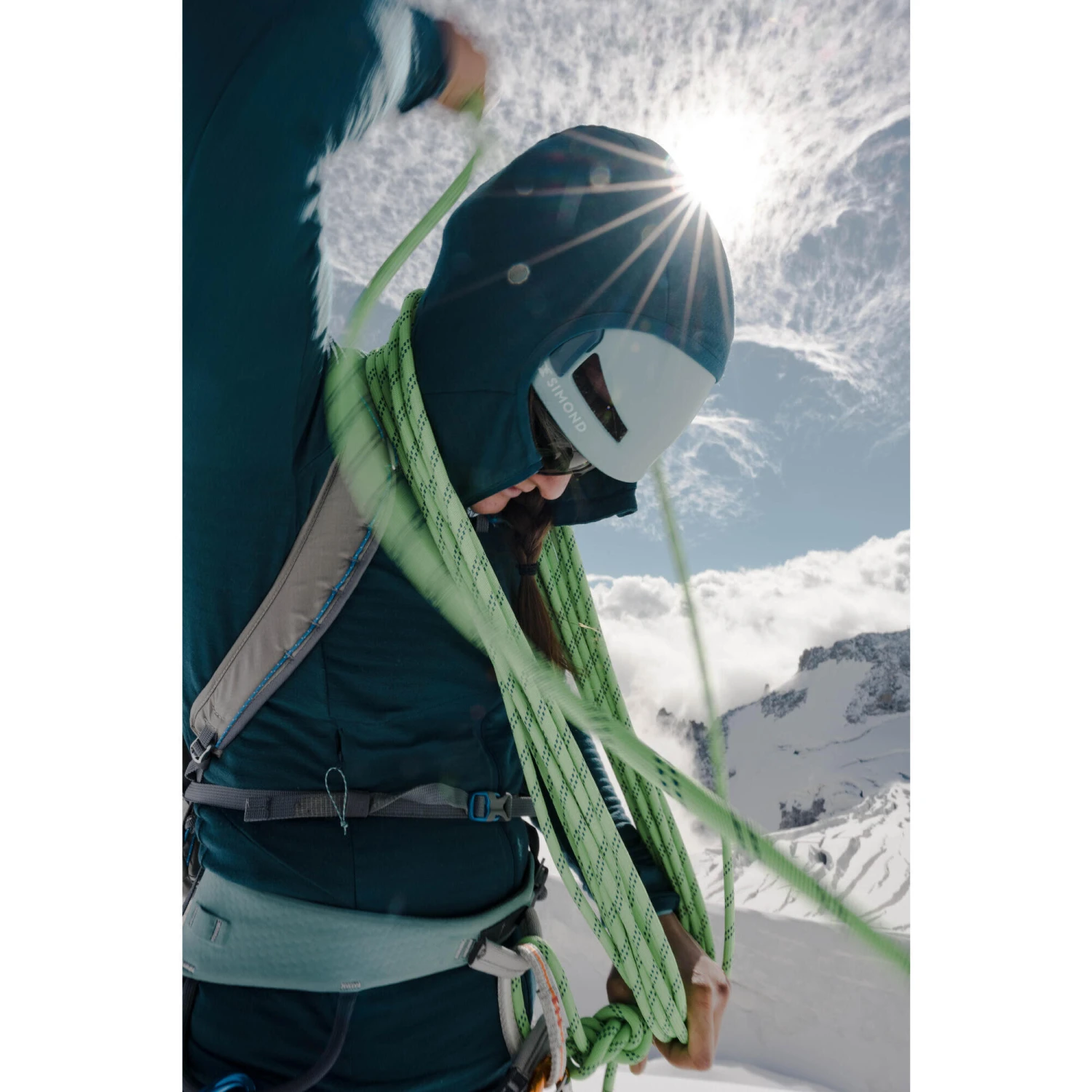 Simond CLIMBING AND MOUNTAINEERING HALF ROPE - ABSEIL ALPINISM 8.1 MM X 60M BLUE 11 Simond CLIMBING AND MOUNTAINEERING HALF ROPE - ABSEIL ALPINISM 8.1 MM X 60M BLUE - Image 9