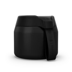 Quechua Stainless Steel Isothermal Food Box For Hiking MH500 0.5 L Black