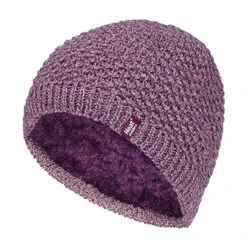 Ladies Knit Fleece Lined Warm Thermal Beanie Hat -Outdoor Sports k9c512a8b9754662f3b89877a0e583055