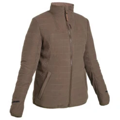 HUNTING WOMEN’S 3-IN-1 WARM WATERPROOF JACKET 500 - BROWN -Outdoor Sports k9dfdaf01d9da65891a162d8ec72c3b8f