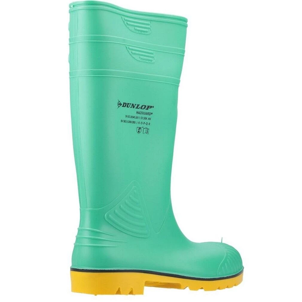 Dunlop Mens Acifort HazGuard Wellington Boots (Green/Yellow) 6 Dunlop Mens Acifort HazGuard Wellington Boots (Green/Yellow) - Image 4