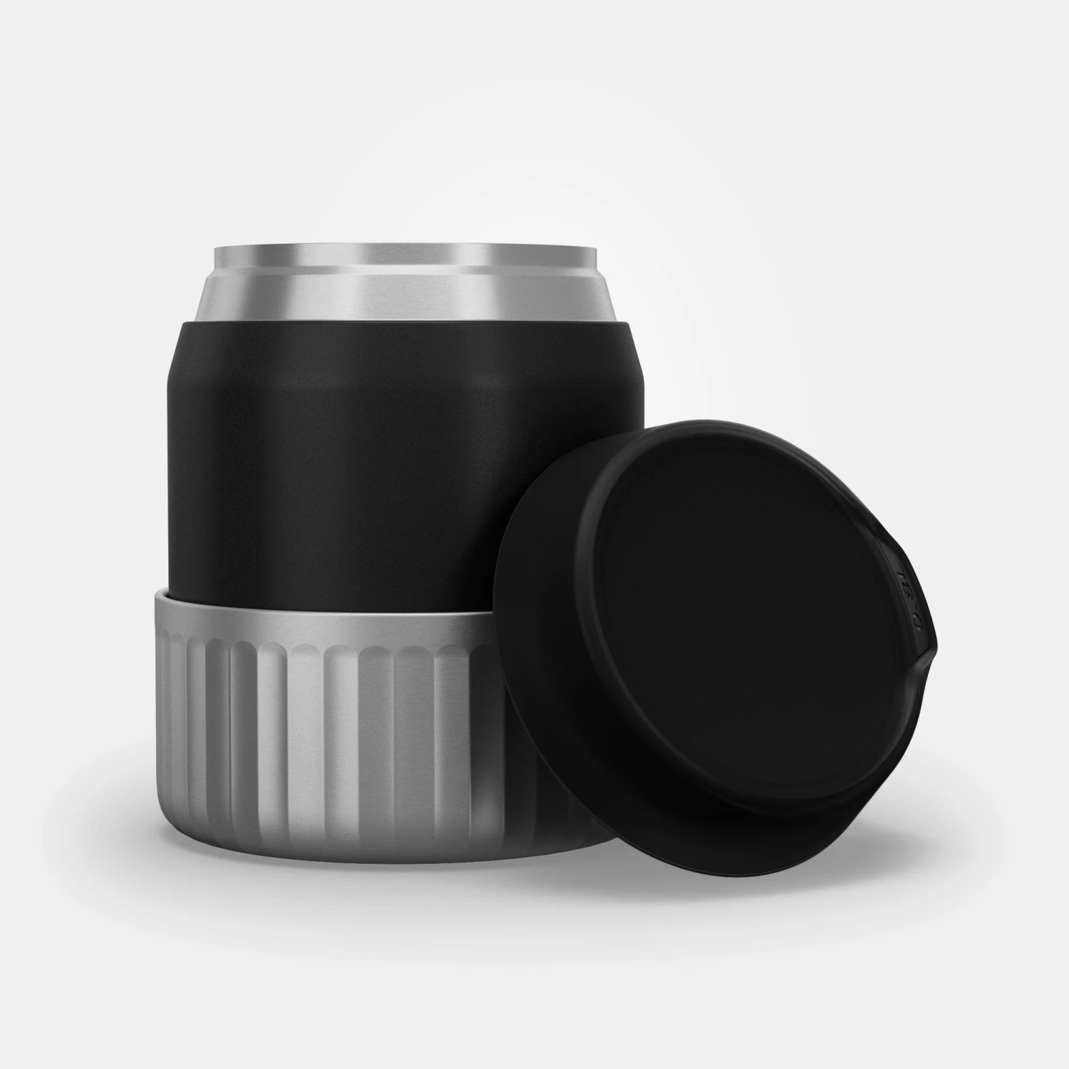 Quechua Stainless Steel Isothermal Food Box For Hiking MH500 0.8 L With Bowl Black 12 Quechua Stainless Steel Isothermal Food Box For Hiking MH500 0.8 L With Bowl Black - Image 10