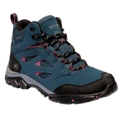 Regatta Womens/Ladies Holcombe IEP Mid Hiking Boots (Ash/Blue Opal) -Outdoor Sports ka34e120b971661cd58c41079578eb3b2