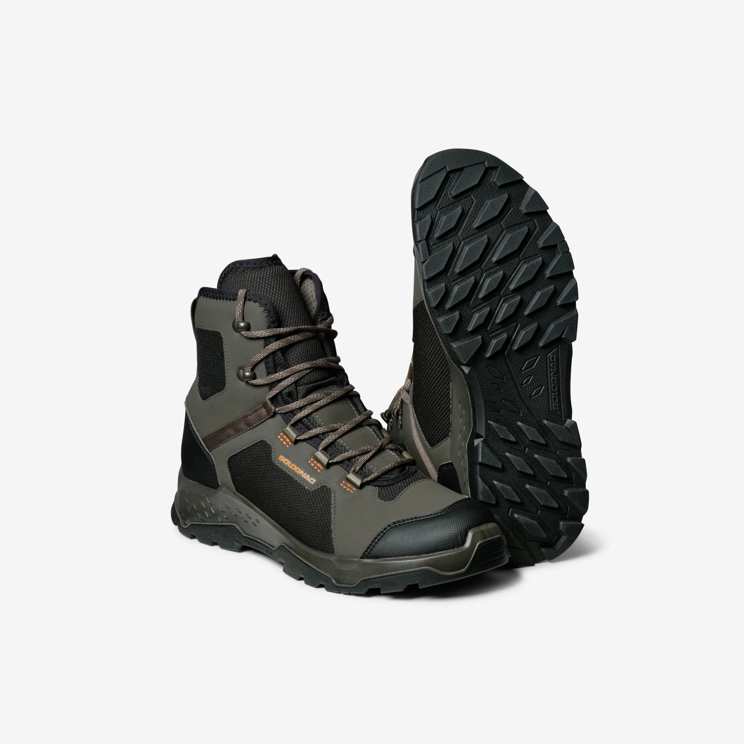 Country Sport Boots Silent And Breathable 500 Grey 3 Country Sport Boots Silent And Breathable 500 Grey
