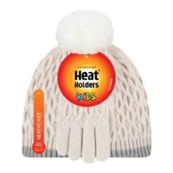 Girls Thermal Insulated Pom Pom Bobble Beanie Hat And Gloves 21 Girls Thermal Insulated Pom Pom Bobble Beanie Hat And Gloves -Outdoor Sports kad47bda6593ae78c9a1b094edbcf3f1a