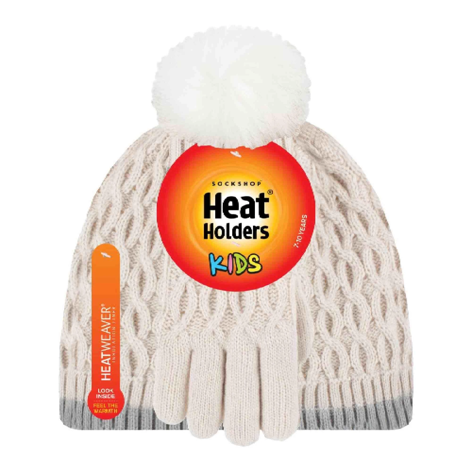 Girls Thermal Insulated Pom Pom Bobble Beanie Hat And Gloves 12 Girls Thermal Insulated Pom Pom Bobble Beanie Hat And Gloves - Image 10