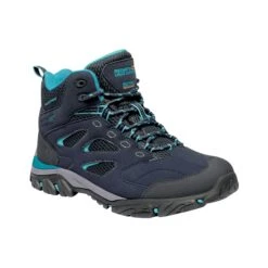 Regatta Womens/Ladies Holcombe IEP Mid Hiking Boots (Ash/Blue Opal) -Outdoor Sports kadee96e7a8808a5eccd7df5103eaf4bd