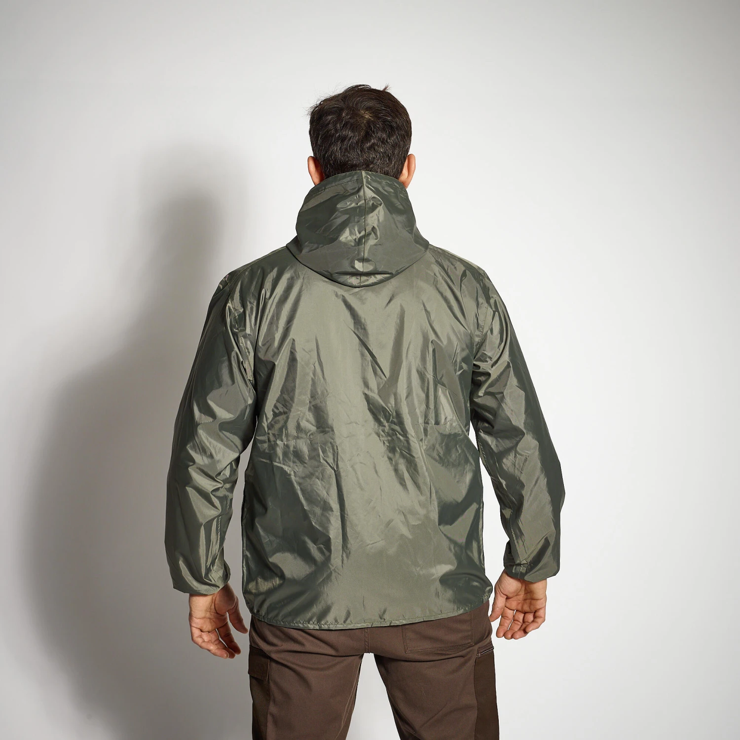 Country Sport Lightweight Waterproof Jacket 100 Green 4 Country Sport Lightweight Waterproof Jacket 100 Green - Image 2