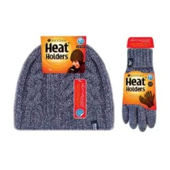 Ladies Fleece Lined Thermal Hat & Gloves Set For Winter -Outdoor Sports kb08b5708f409bec34d7a594264616fb3