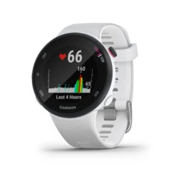 Garmin RUNNING HEART RATE MONITOR GPS WATCH FORERUNNER 45S - WHITE -Outdoor Sports kc02cd0b868f2083a71afc9bd9e778089