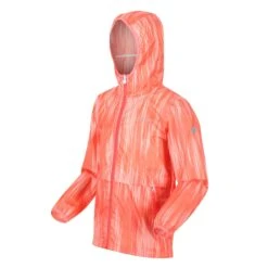 Regatta Childrens/Kids Bagley Gradient Packaway Waterproof Jacket (Neon Peach) 14 Regatta Childrens/Kids Bagley Gradient Packaway Waterproof Jacket (Neon Peach) -Outdoor Sports kc18116d24b7f15fc1fb89fe1e15a11fc
