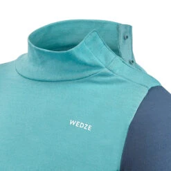 WEDZE Baby Ski Base Layer Top, Undershirt Merino Wool MERIWARM Turquoise -Outdoor Sports kc2e62fedec43a2f26696d5e5eea4049e