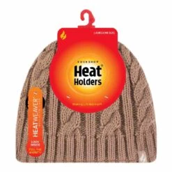 Ladies Cable Knit Fleece Lined 3.4 TOG Thermal Winter Hat -Outdoor Sports kc3ed5f828c084fc98ebd12f9d92054c8