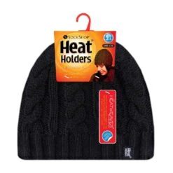 Ladies Cable Knit Fleece Lined 3.4 TOG Thermal Winter Hat -Outdoor Sports kc729a38baf06f749ca725264c7c503f1