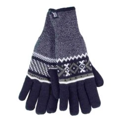Mens Nordic Fairisle Knitted Fleece Lined Winter Thermal Gloves -Outdoor Sports kc7539d97161bfb5618e82f0fceddb0f7