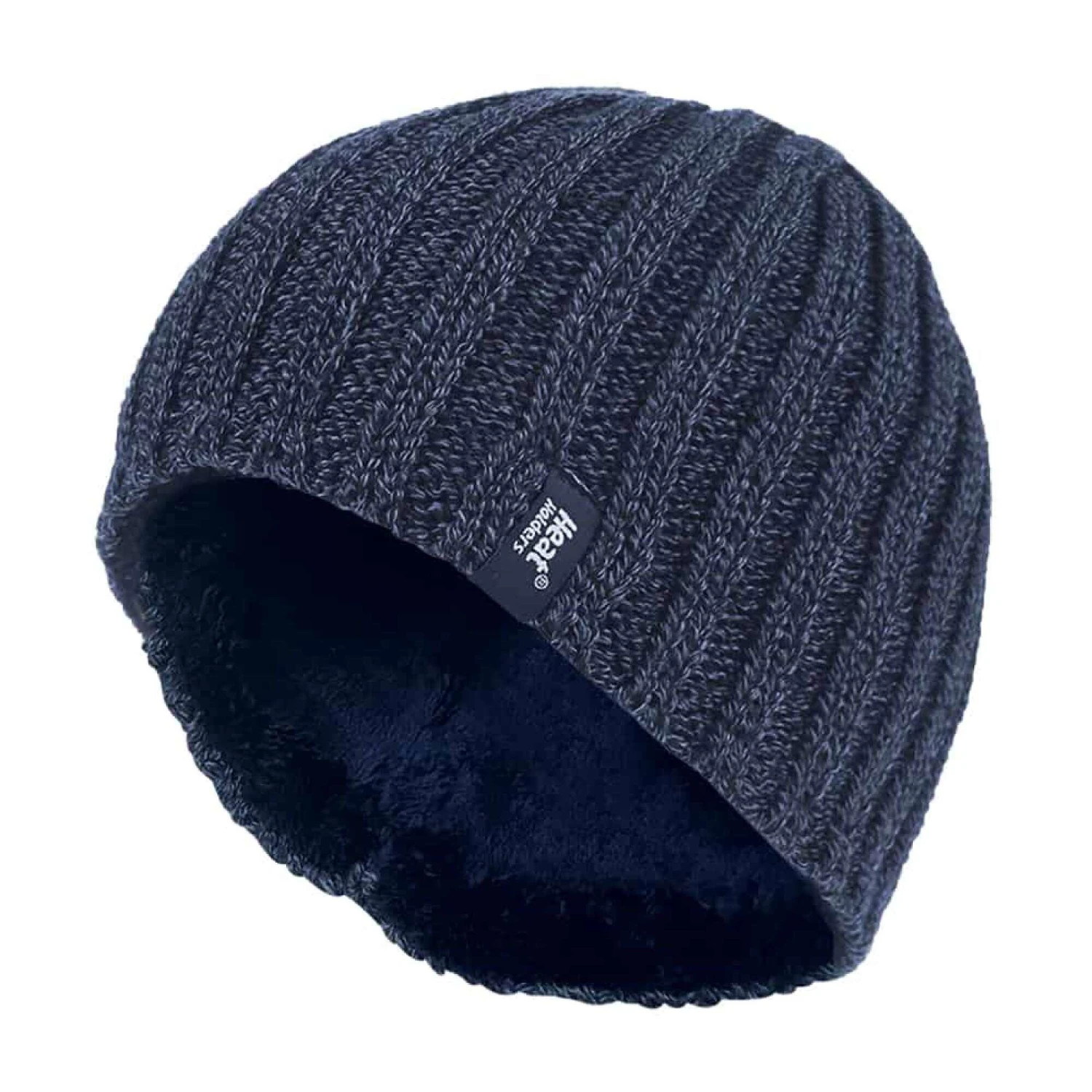 Mens 3.4 TOG Fleece Lined Ribbed Knitted Thermal Winter Hat 5 Mens 3.4 TOG Fleece Lined Ribbed Knitted Thermal Winter Hat - Image 3
