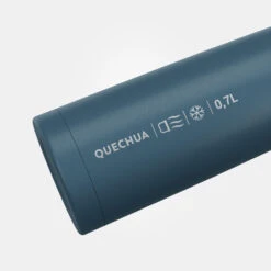 Quechua Stainless Steel Isothermal Hiking Bottle 0.7 Litre Blue -Outdoor Sports kcbcbb60b9f0211f76588fe98ee1ca0c6