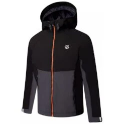 Dare 2b Childrens/Kids In The Lead II Waterproof Jacket (Black/Ebony Grey) 14 Dare 2b Childrens/Kids In The Lead II Waterproof Jacket (Black/Ebony Grey) -Outdoor Sports kcc636d8dc72325a20405b20a00ba6449