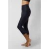 Extra Strong Compression Running Cropped Leggings With Tummy Control Black -Outdoor Sports kcca40d79050217b1ed1b16215d957817