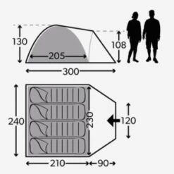 Kampa Brighton 4 Berth Tent 8 Kampa Brighton 4 Berth Tent -Outdoor Sports kd079e1295e96c8515df109836779e45a