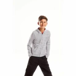 Craghoppers NosiLIfe Childrens/Kids Ryley Hoody (Blue Navy Stripe) -Outdoor Sports kd2f70d04b072221c8c346e31de5698f1