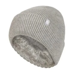 Ladies Fleece Lined Ribbed Thermal Turnover Hat For Winter -Outdoor Sports kd3628c59323a6253b5683f1bc7fd70cf