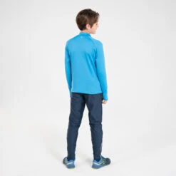 KIDS WARM RUNNING TROUSERS - KIPRUN WARM ZIP -Outdoor Sports kd362b78cef79feb04d6741ef0cb35a7d