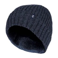 Mens 3.6 TOG Fleece Lined Thermal Turn Over Cuff Winter Beanie Hat -Outdoor Sports kd4300a0db1d6fba6ce7aec4556900d40